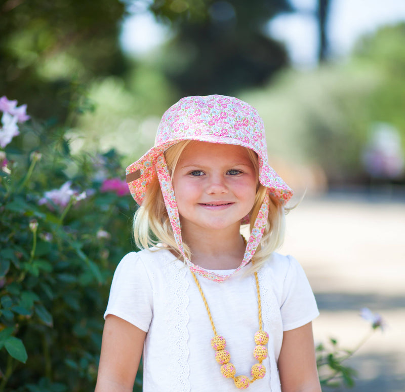 Blooming Meadow Bucket Sun Hat- Multi-pink