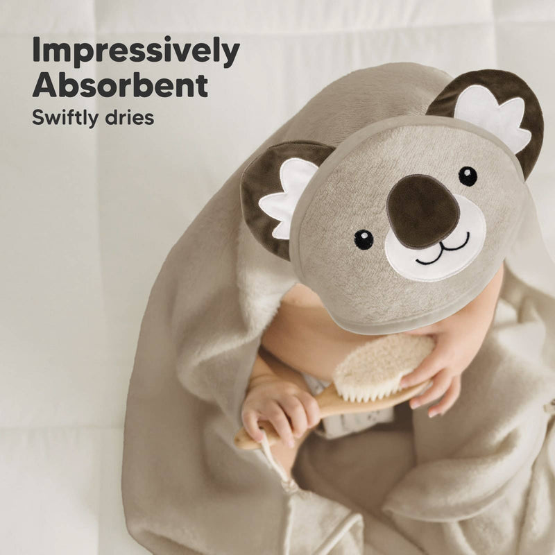 KeaBabies Cuddle Baby Hooded Towel