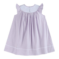 Light Purple Bunnies Smocked Bishop Dress