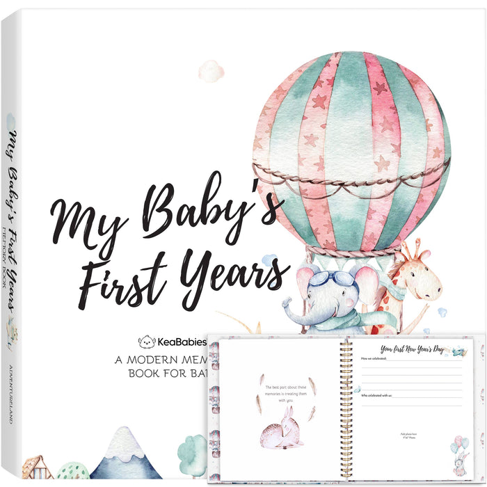 KeaBabies Baby First Years Memory Book