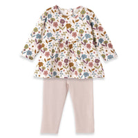 Baby Girl's Blossom Bamboo Top & Leggings