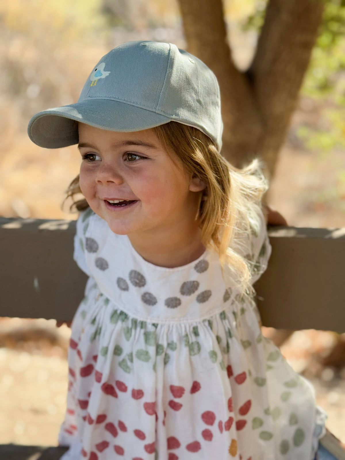 Kids Baseball Hat - Birdie Patch - (Blue 2-6/7y)