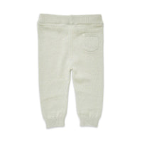 Pocket Sweater Knit Baby Legging Pants (Organic Cotton)