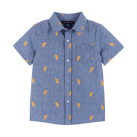 Boys Toddler Seersucker Button down & Shorts Set